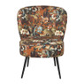 Fauteuil Frida - gebloemd - 77x69x60 cm 