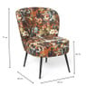 Fauteuil Frida - gebloemd - 77x69x60 cm 