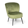 Fauteuil Frida - groen - 77x69x60 cm 