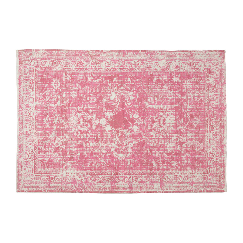 Vloerkleed washed roze/rood - 120x180 cm | Xenos