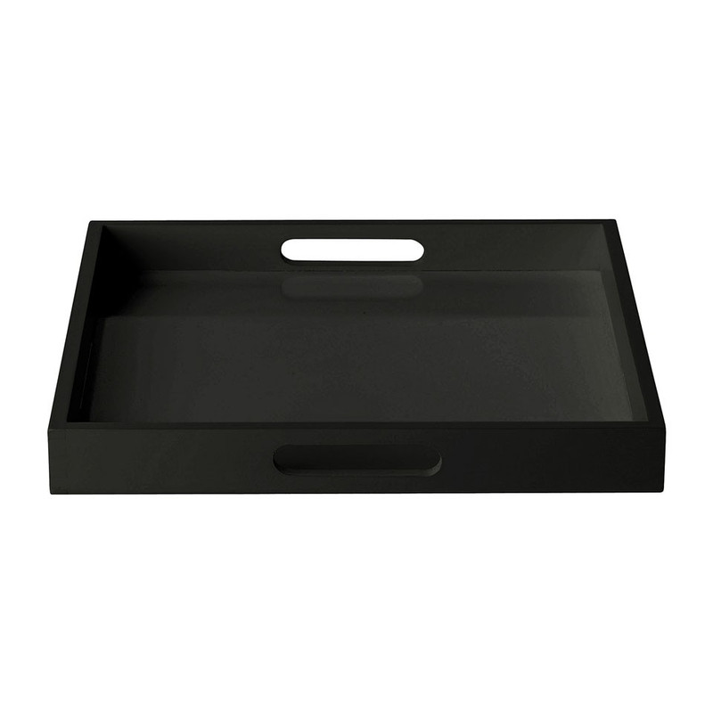 Luxe grijs Jongleren Dienblad vierkant zwart | Xenos