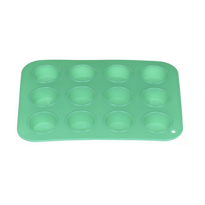 Geven leeftijd Zaailing Mini cupcakevorm siliconen turquoise | Xenos