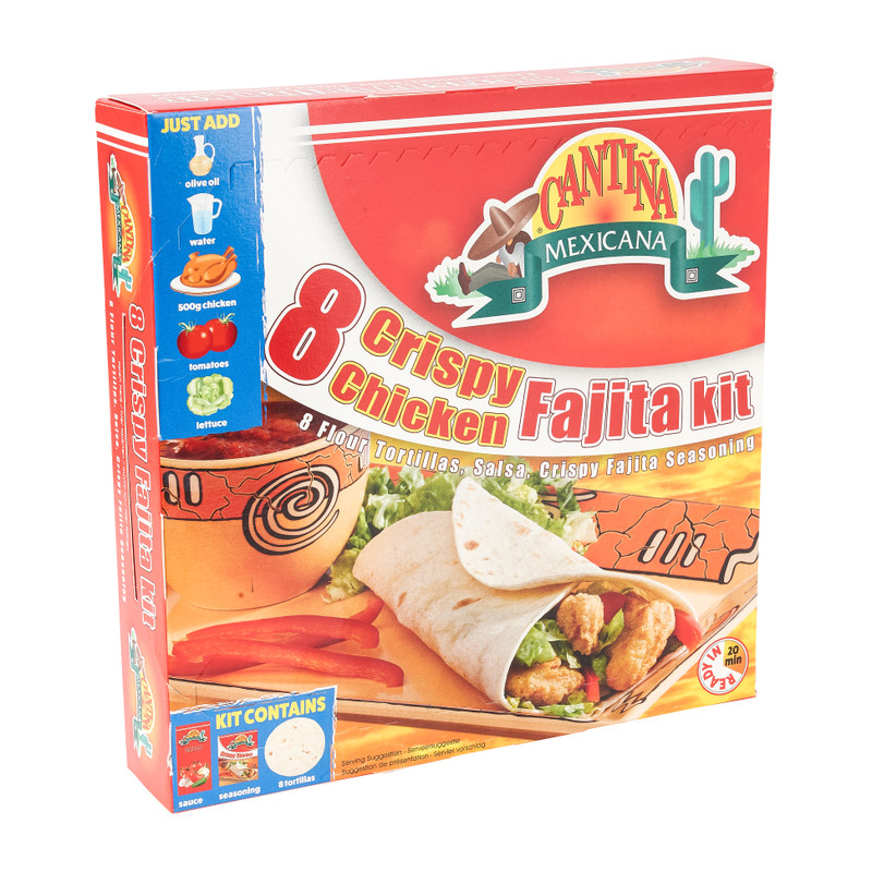 Fajita kit – crispy chicken 