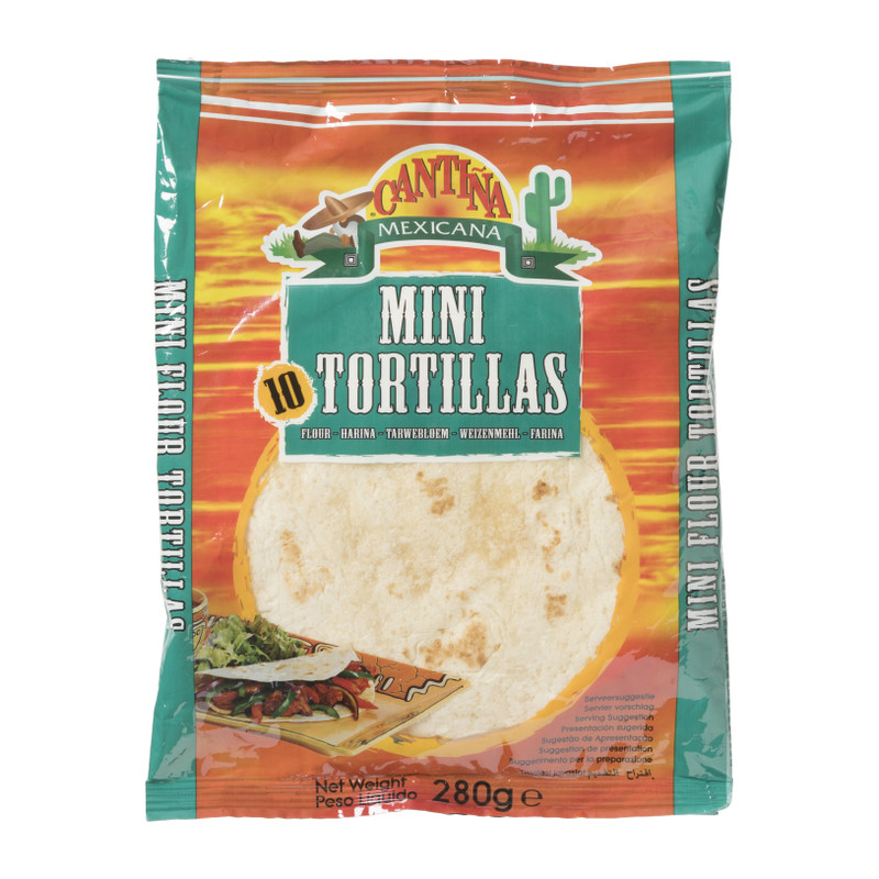 Cantina mexicana mini tortilla&apos;s - set van 10