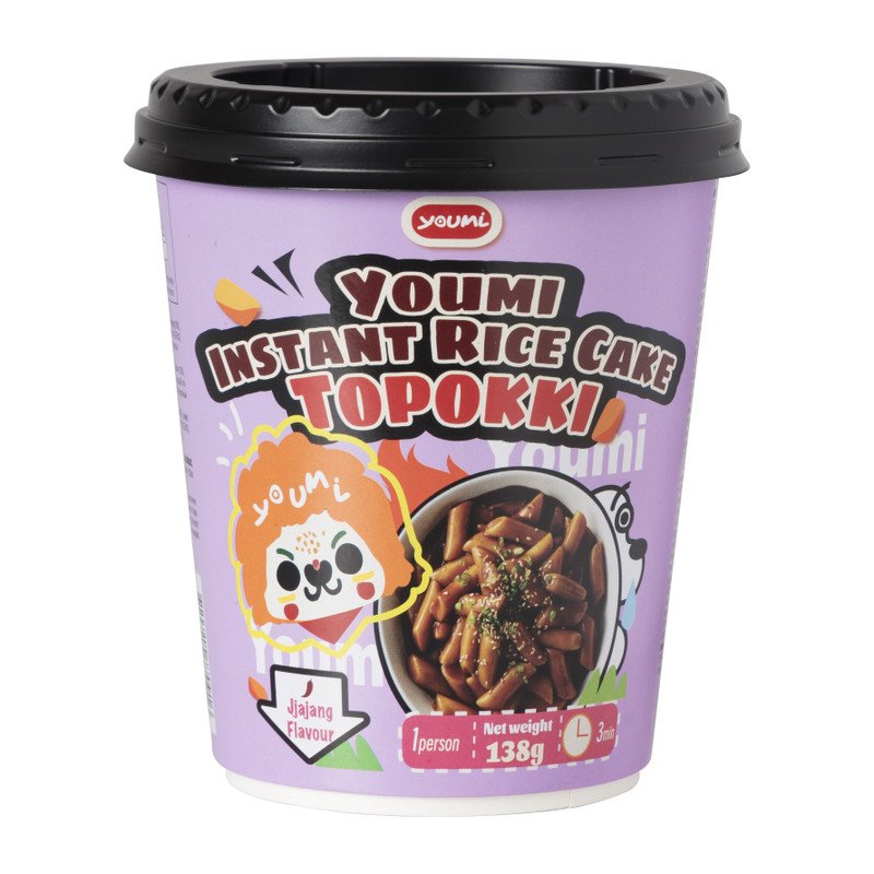 Topokki rice cake - Youmi jjajang - 138 gram