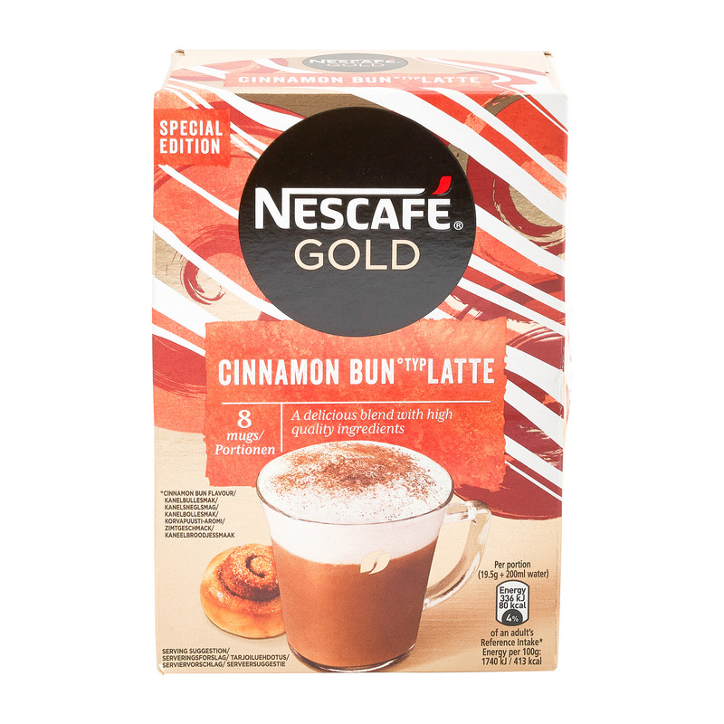 Nescafe Cinnamon bun latte - 8 zakjes