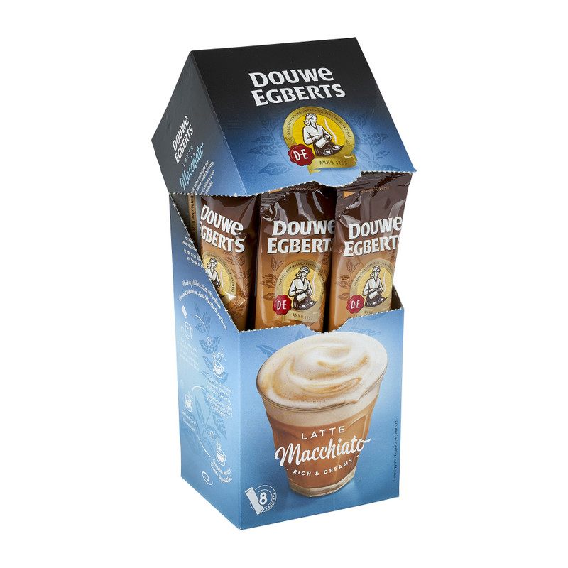 opener Boekwinkel opleiding Douwe Egberts - latte macchiato - 8 sachets | Xenos