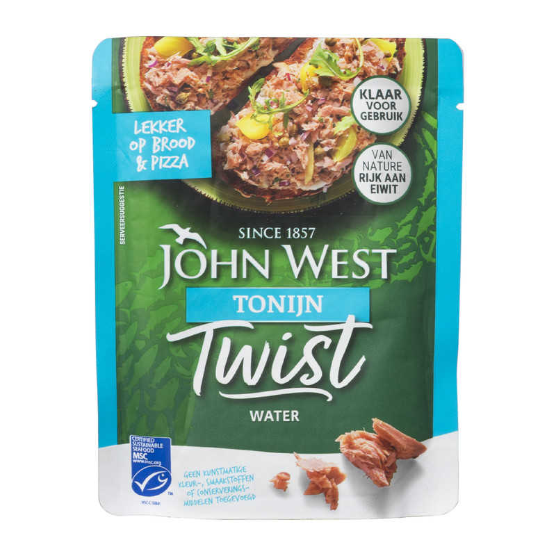 John West tonijn twist - water - 85 g