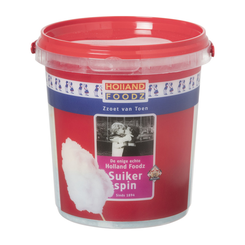 Suikerspin 3 kleuren - 50 gram