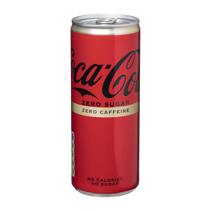 Coca Cola Zero - zonder cafeïne - 250 cml