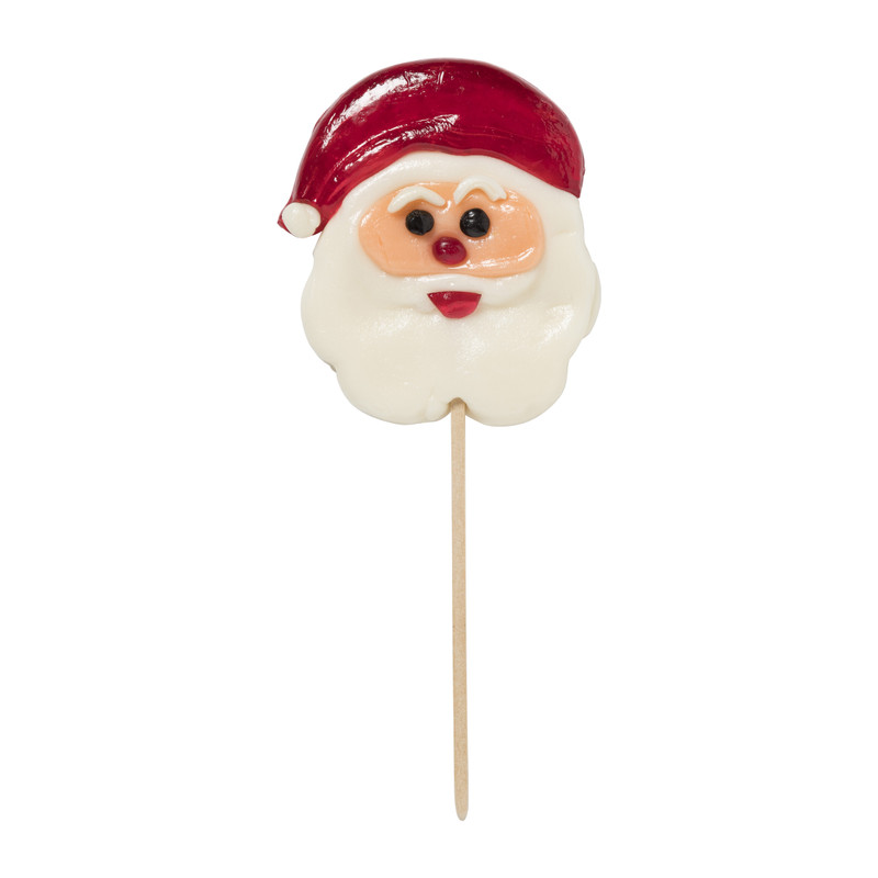 Kerstman lolly - rood