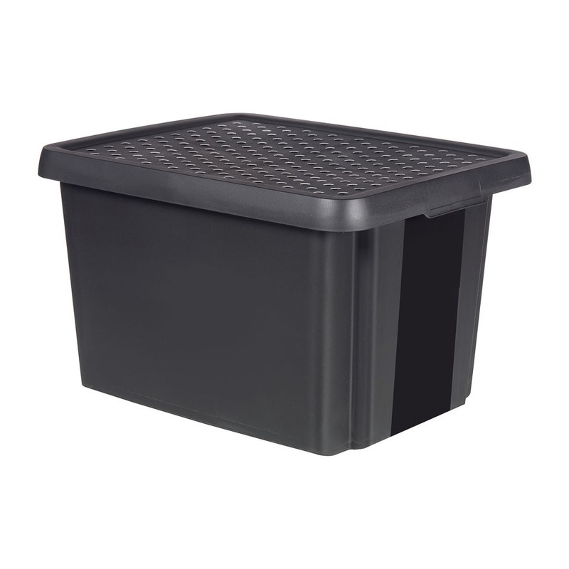 Reserveren geur adelaar Curver essentials opbergbox - 26 liter - zwart | Xenos
