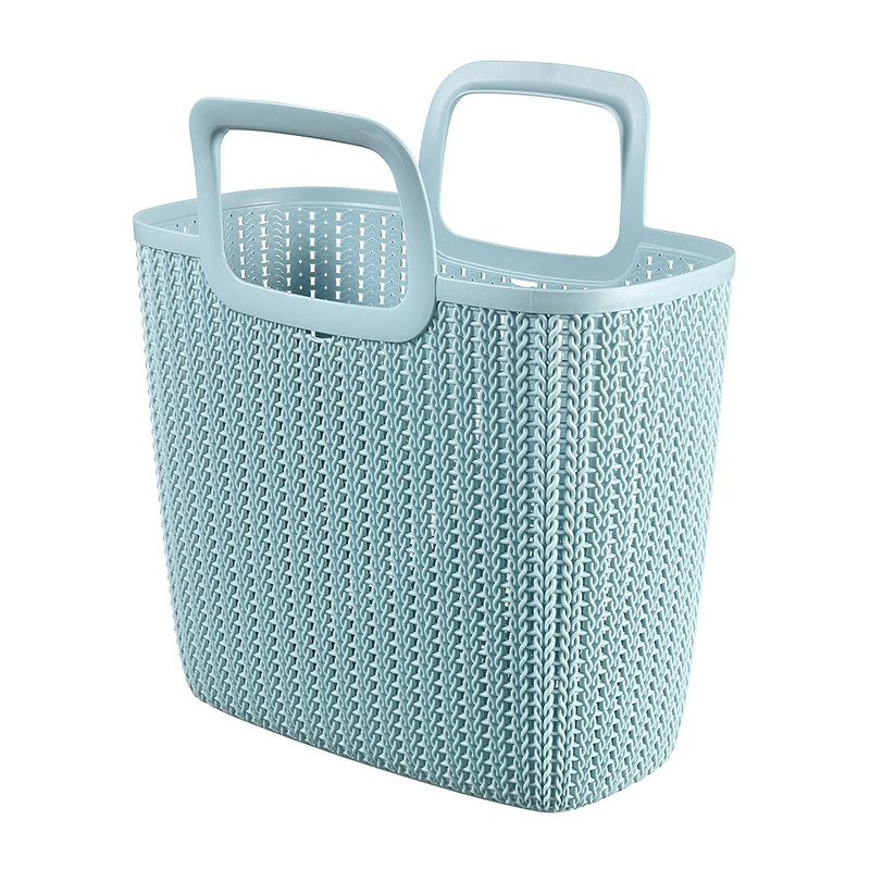 Namens engineering bubbel Curver knit shopping basket Lily - misty blue | Xenos