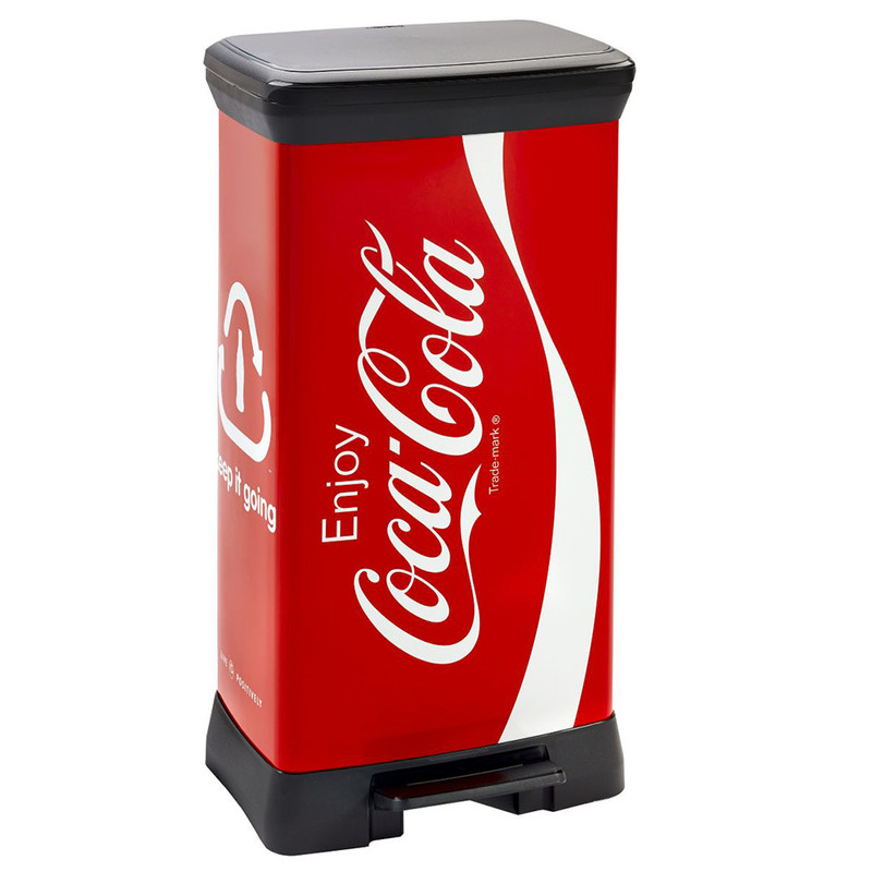 voertuig abortus Het beste Curver decobin pedaalemmer - 50 liter - Coca Cola | Xenos