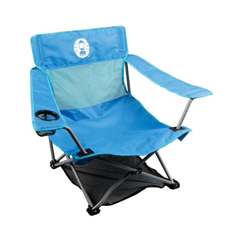 peper Archaïsch diefstal Coleman campingstoel low quad chair beach - blauw | Xenos