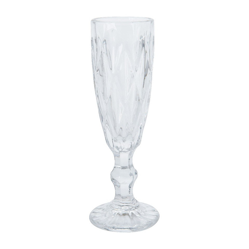 Champagneglas diamant - 17 cl - helder